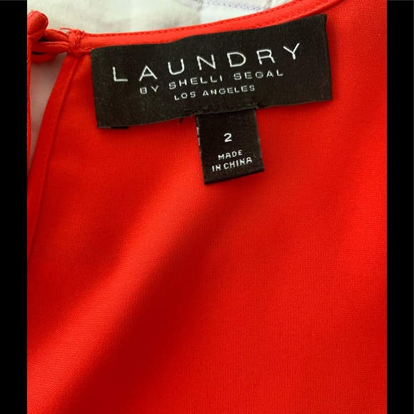 Dresses, LAUNDRY, size 2, color red-coral - Picture 5 of 6